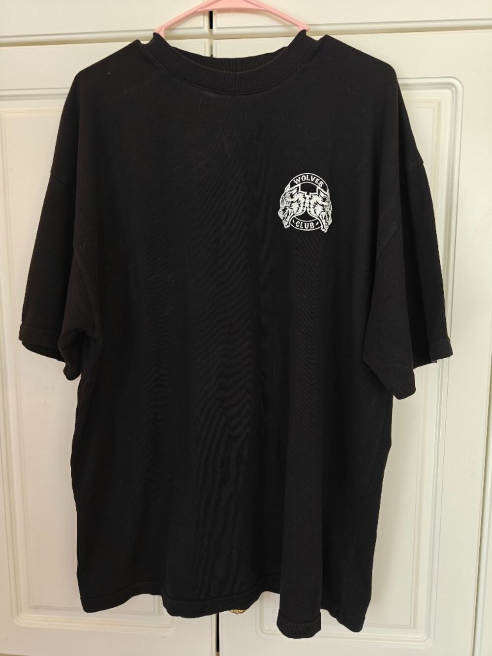 Darc Sport Wolves Men's Black Tee Shirt, size large
